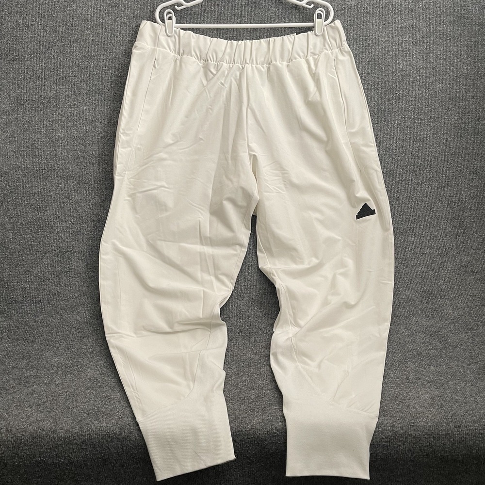 Adidas JD6542 M Z.N.E. Multi Sport Men's Sz 2XL White Track Pants